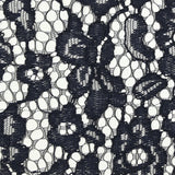 Dentelle festonnée Maud bleu nuit