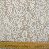 Scalloped lace Maud white