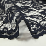 Dentelle festonnée Maud bleu nuit
