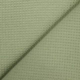 Coton 100% nid d'abeille kaki
