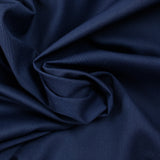 Sergé polyester bleu marine