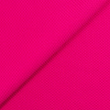 Jersey nid d'abeille fuchsia