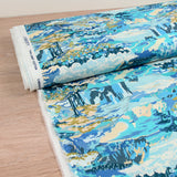 Coton liberty ® Coastal Landscape bleu au mètre