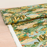 Coton liberty ® Coastal Landscape vert au mètre