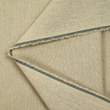 Lin viscose uni doupionné beige ficelle