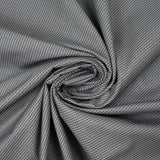 Gray fantasy jacquard polycotton poplin