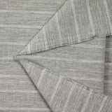 Polycoton rayure texturée ton sur ton fond gris