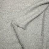 Heavy heather gray tubular ribbed jersey