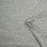 Maille fantaisie Jade gris chiné lurex argent