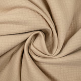 Jersey matelassé 100% coton petits losanges beige