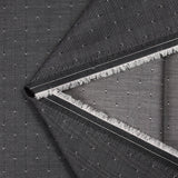 Benjamin polycotton jacquard poplin diamond gray background