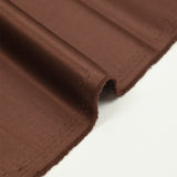 Satin polyester uni Inès marron
