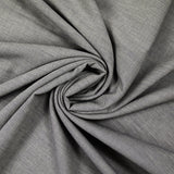 Voile de coton tissé-teint Abbie rayure blanche et bleu marine