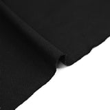 Polo de punto de algodón negro azabache