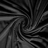 Jersey de velours tout doux noir