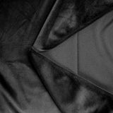 Jersey de velours tout doux noir