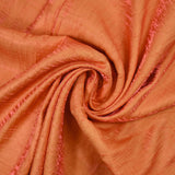 Polyester froissé Romane tangerine