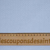 Popeline polycoton jacquard Mathew bleu fond blanc