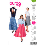 Patron Burda n°5690 : Jupe