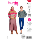 Patron Burda n°5710 : Pull