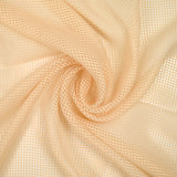 Voile tissé teint quadrillage chair