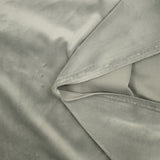 Jersey de terciopelo gris claro muy suave