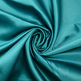 Satin polyester uni Inès vert canard
