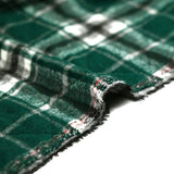 Bottle green Adèle checked quilted flannel