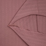 Jersey pointelle 100% coton vieux rose