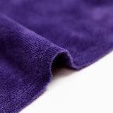 Tissu éponge bambou violet vendu au mètre