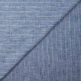 chambray rayure Lurex Manon fond bleu