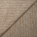 chambray rayure Lurex Manon fond marron biscuit