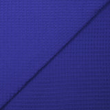 Coton 100% nid d'abeille bleu roi