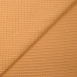 Coton 100% nid d'abeille pêche