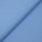 Coton alvéole fantaisie bleu ciel