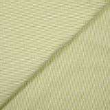 Coton fin tissé-teint rayé 1mm avocat