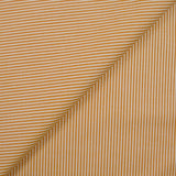 Coton fin tissé-teint Sophie rayé 2mm fond melon