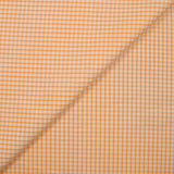 Coton Vichy 3mm abricot