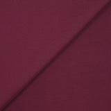 Crêpe de polyester lourd Madeleine prune