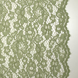 Dentelle festonnée Maud vert sauge