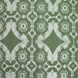 Dentelle polyester bohème kaki