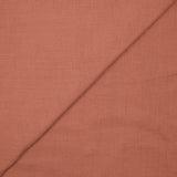 Double gaze de coton terracotta
