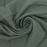 Military green double gauze