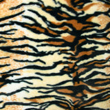 Fausse fourrure tigre fond blond
