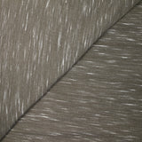 Jersey de polyester flammé blanc fond taupe