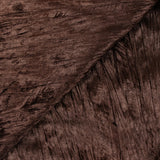 Jersey velours plissé marron rose