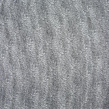 Mousseline imprimée bande satin léopard noir