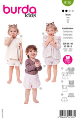 Patron Burda kids n°9190 : Coordonnés