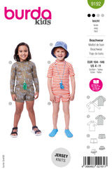 Patron Burda kids n°9192 : Maillot de bain