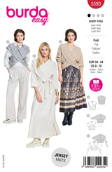 Patron Burda n°5593 : Pull